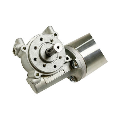 High Torque 63mm Worm Gear Brushed DC Motor for Heavy-Duty Applications