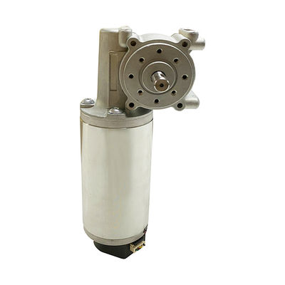 High Torque 63mm Worm Gear Brushed DC Motor for Heavy-Duty Applications