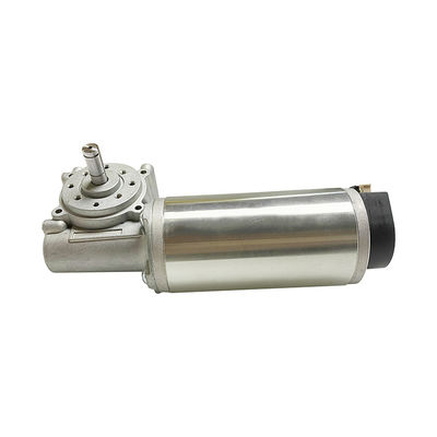 High Torque 63mm Worm Gear Brushed DC Motor for Heavy-Duty Applications