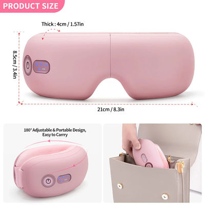 Experience the Ultimate Relaxation with Heat and Micro Shock Technology Eye Massager