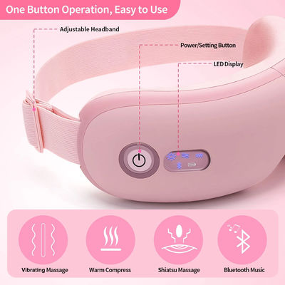 Experience the Ultimate Relaxation with Heat and Micro Shock Technology Eye Massager