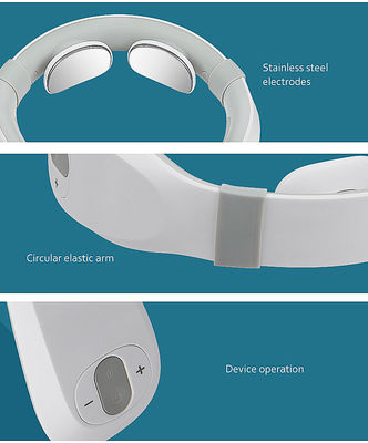 Innovative Mini Electric Neck Massager with Intelligent Remote Control 18.5X17X6.5 cm