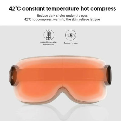 Portable Eye Massager with Heat Music Rechargeable Thermal Airbag Compression N.W. 42g