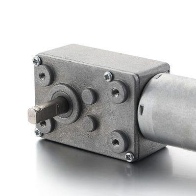 Continuous Current 12v 24v Brush DC Electric Motor 28mm 3.79W/7.73W with Worm Gear