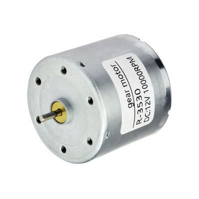 Pure Metal 24V DC Gear Motor for Treadmill Waterproof Feature Speed Range 12-1600r/min