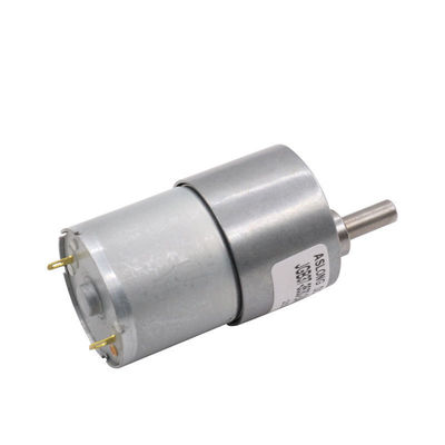 Pure Metal 24V DC Gear Motor for Treadmill Waterproof Feature Speed Range 12-1600r/min