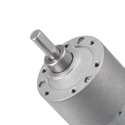 Pure Metal 24V DC Gear Motor for Treadmill Waterproof Feature Speed Range 12-1600r/min