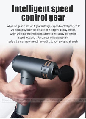 Timing Control Mini Muscle Massage Gun for Deep Tissue Vibration and Body Relaxation