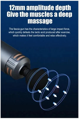 Timing Control Mini Muscle Massage Gun for Deep Tissue Vibration and Body Relaxation