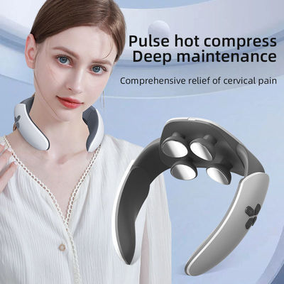 Neck Protector EMS TENS Microcurrent Pulse Massager for Cervical Spine Relief