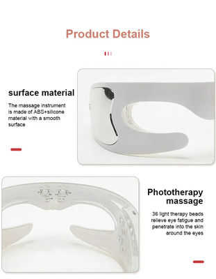 Facial Skin Care Machine Led Red Light Therapy Mask Eye Massager for Wireless Smart Device