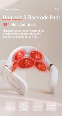 Massage TNES Electric Pulse OLED Display Voice Broadcast Remote Control Neck Massager