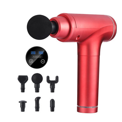 Portable Power Fascial Massage Gun Handheld with ABS Aluminum and Brushless Motor