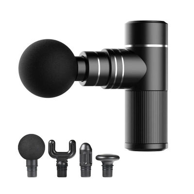 1200mAh Battery Body Relaxation Massage Gun Vibration Muscle Relax Sports Gun Black