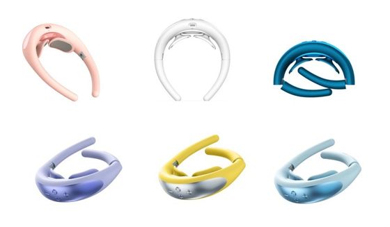 Timing Control Neck Massager Foldable Silicone Design for Maximum Comfort 18X15X9 cm