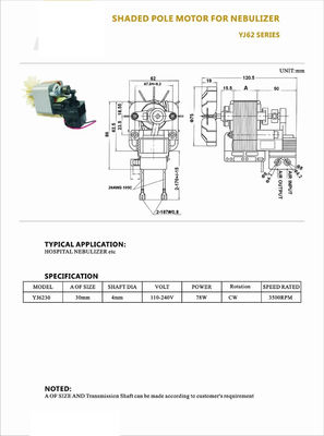 Fitness Equipment Motor 2HP DC 90V/110V 4500rpm Brushless Without Mounting Support