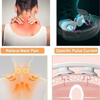 Massage Apparatus Hot Tens Pulse Neck Massager with Heating Function