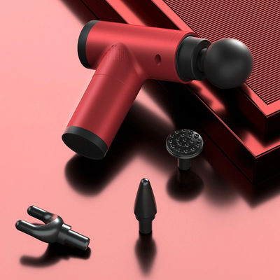 Convenient 4 Heads Vibration Massage Gun for Muscle Relaxation and Sports Performance