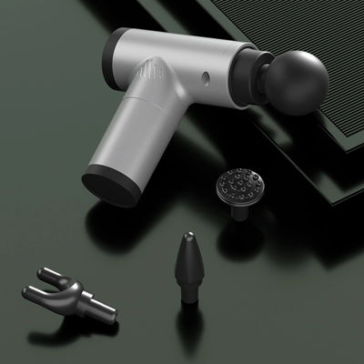 Convenient 4 Heads Vibration Massage Gun for Muscle Relaxation and Sports Performance