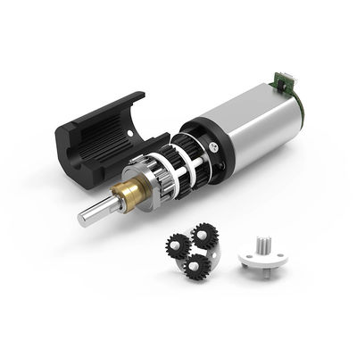 Electric Cars 12V24V Low Noise High Torque DC Planetary Reduction Motor with Encoder