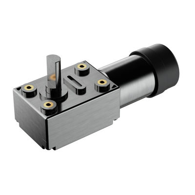 65% Efficiency Electric Dc Motor High Torque 24V Worm Gear Motor with Reduction Gear Brake