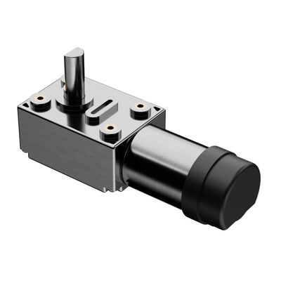 65% Efficiency Electric Dc Motor High Torque 24V Worm Gear Motor with Reduction Gear Brake