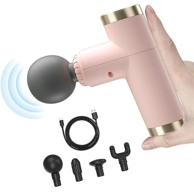 Relax Muscles with 4 Speeds Powerful Percussion Massage Gun 920g Mini Metal ABS Design