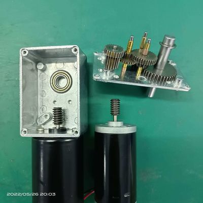 0.4KG 12V BLDC DC Turbine Worm Geared Speed Reducer Wheelchair Brushless Motor