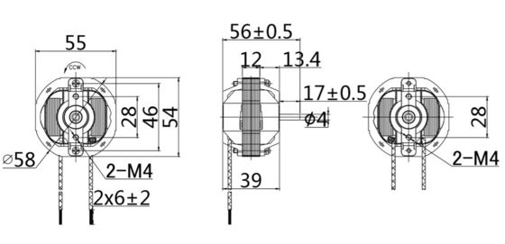 Low noise single phase universal AC motor with high torque 2000-3000rpm AC treadmill motor