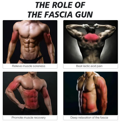 495g Professional Electric Fascia Gun for Deep Tissue Massage and Muscle Relaxation