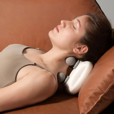 Four-Head Electric Fascia Gun Massager with Vibration Feature 22X20X10 cm 5 Speed Levels