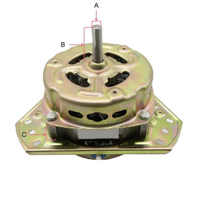 Permanent Magnet Motor for Automatic Door and Washing Machine 80W Coloured Wash Motor