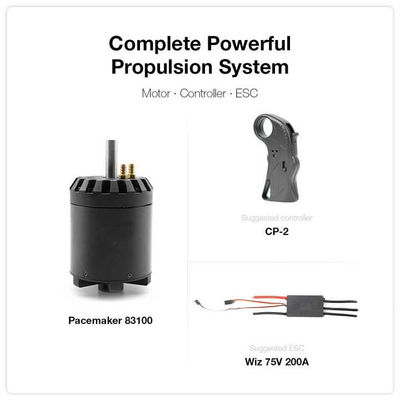 Permanent Magnet 4kw Output Power Small Brushless DC Motor for Electric Surfboard