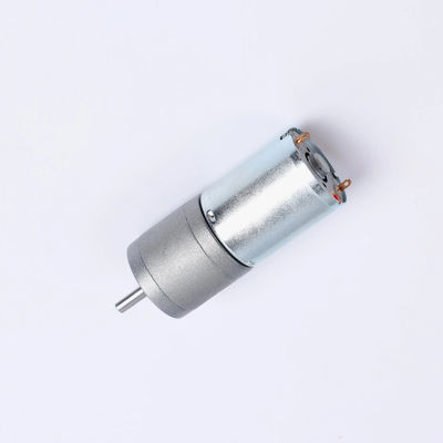High Torque 200rpm Small 25mm Brushed DC Geared Motor 12V Continuous Current A 30A