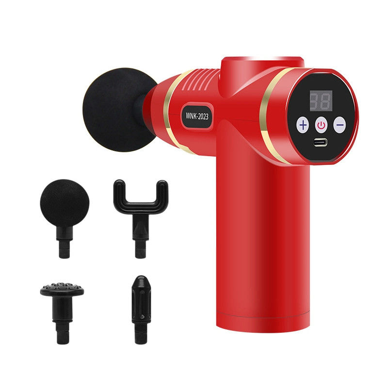 Mini Body Percussion Massage Gun for Relaxing Muscles and Deep Tissue Fascial Massage
