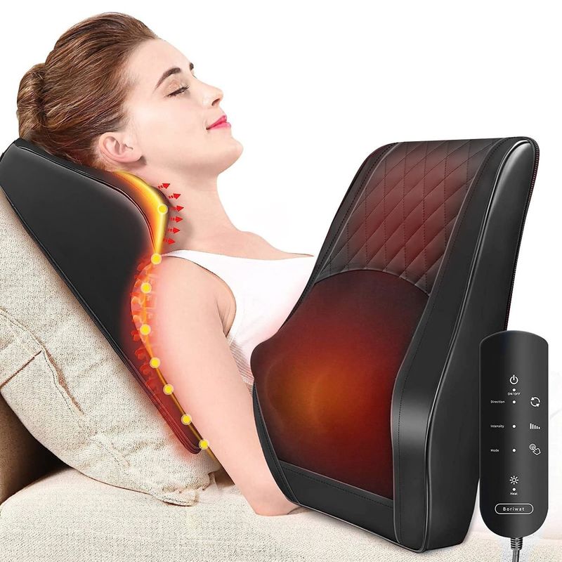 Product Size 38.1 x 5.08 x 33.02 cm 6W 3D Neck and Back Massager for Ultimate Relief