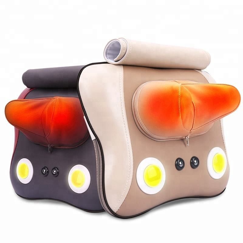 s Best White Shiatsu Infrared Heat Neck Kneading Massage Cushion with Long Battery Life