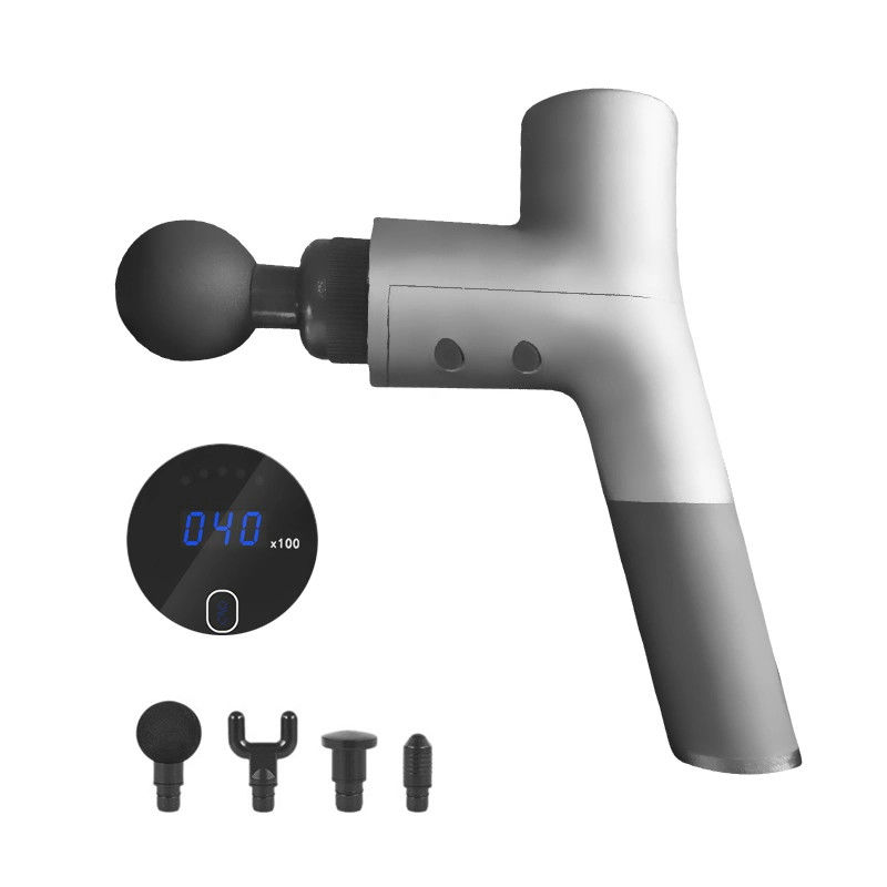 Nano Silica Gel Handle Body Mini Massage Gun for Sports Massage and Fascial Relaxation