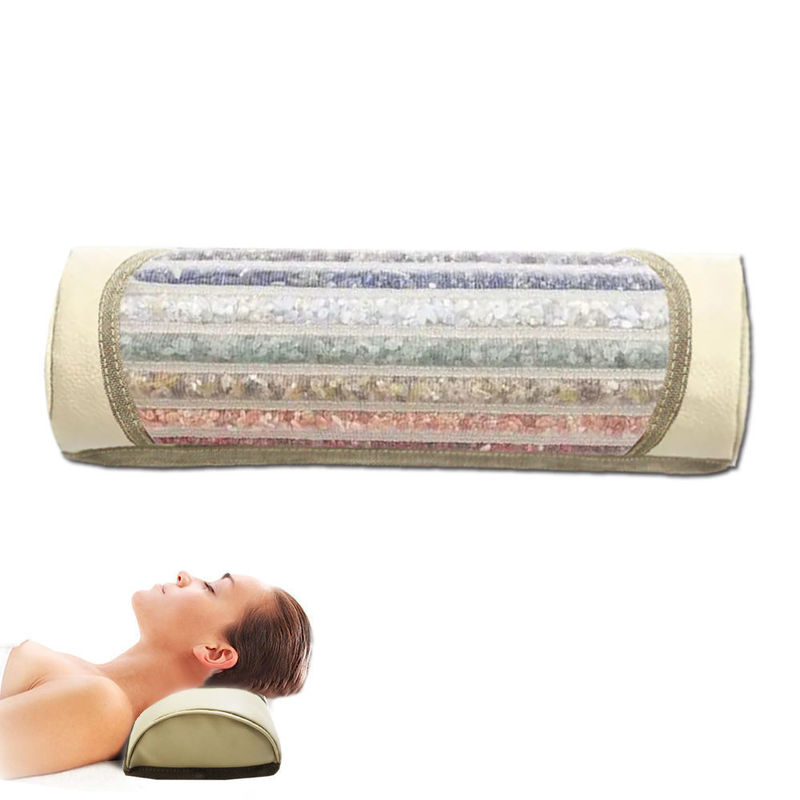 Memory Foam Massage Pillow with 7 Color Rainbow Chakra Battery Capacity 3.7V 2000mAh