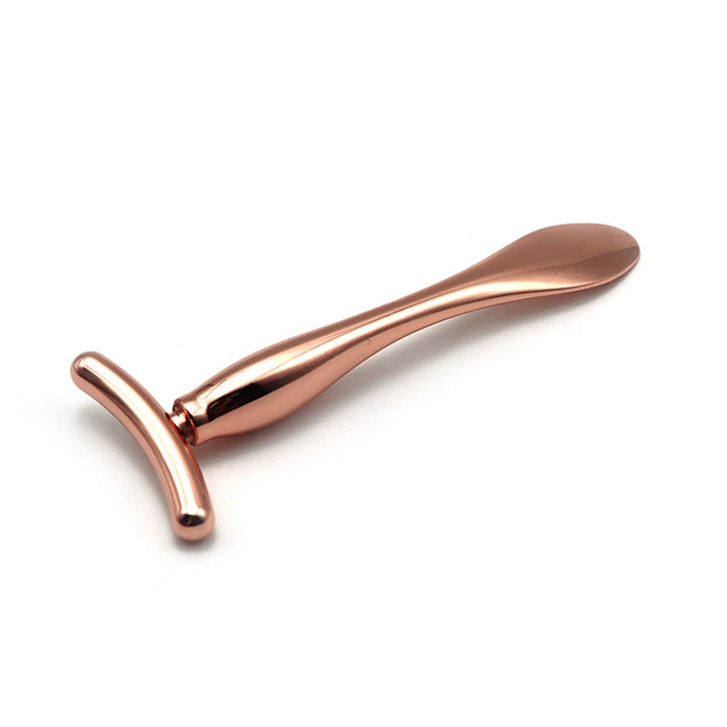 Facial Massage Tool Electric Massager Stick for Face Metal Eye Cream Serum Mini Device