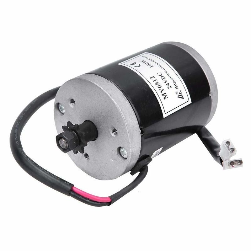 Electric Bike Scooter E-Bike Controller Brushed Motor 24V 100w High Speed with Belt Pulley
