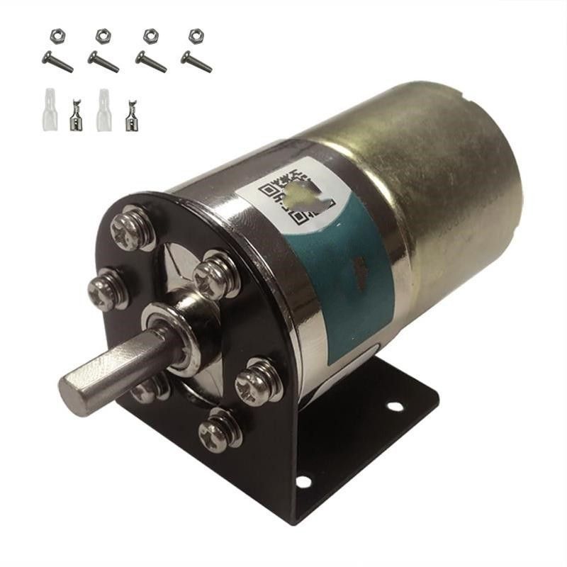 37mm Diameter Gearbox Large Torque Reduction Motor Durable for Long Time 12V 150rpm