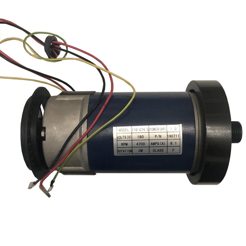 Brush Commutation 1.5HP 180V 4700RPM DC Motor for Treadmill Stable Performance