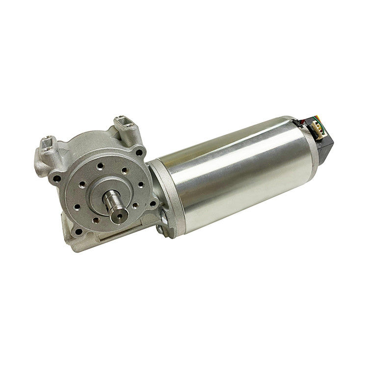High Torque 63mm Worm Gear Brushed DC Motor for Heavy-Duty Applications