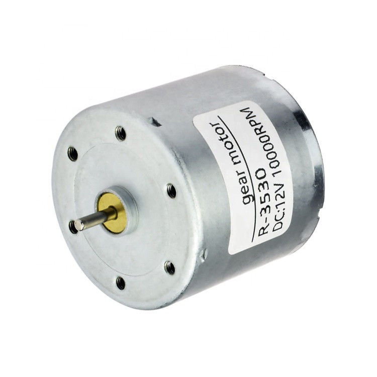 Pure Metal 24V DC Gear Motor for Treadmill Waterproof Feature Speed Range 12-1600r/min