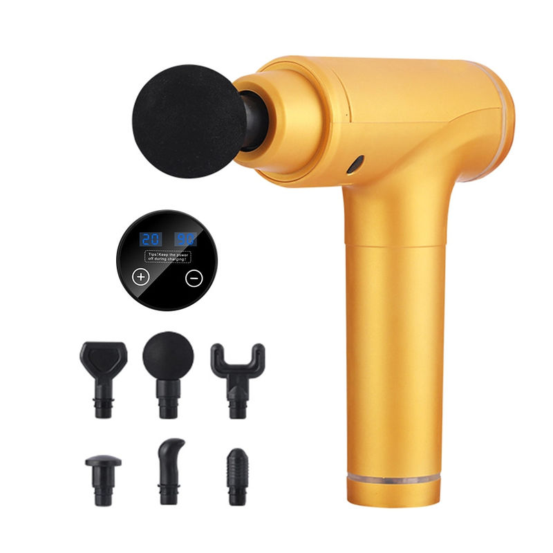 Portable Power Fascial Massage Gun Handheld with ABS Aluminum and Brushless Motor