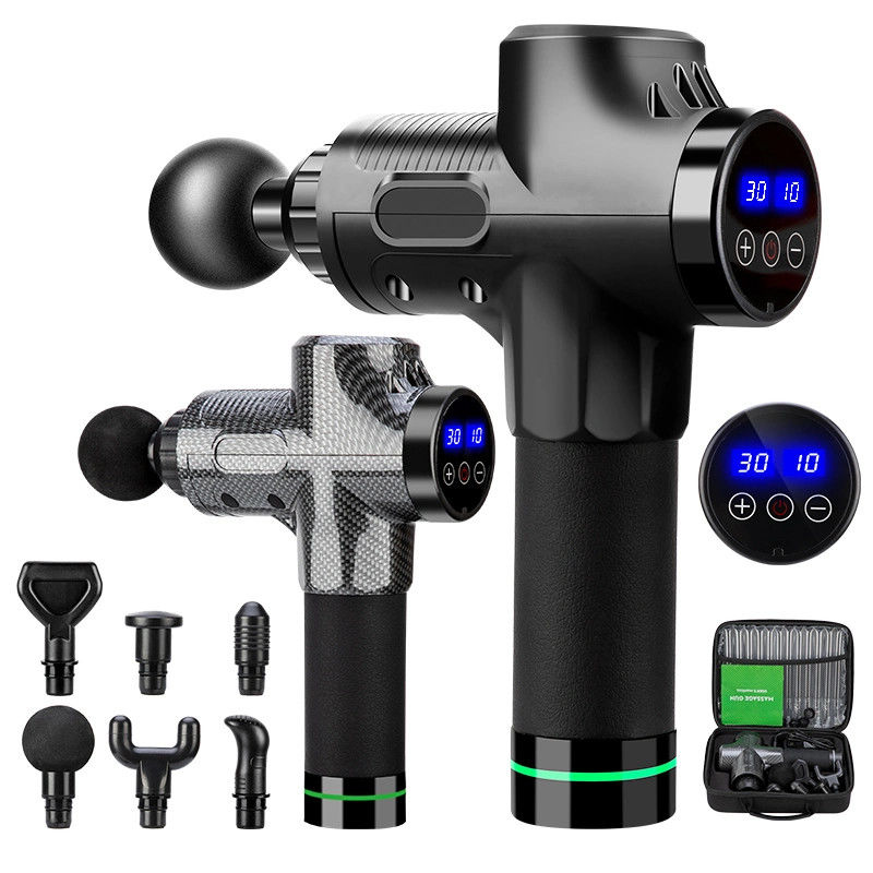 LCD Display 30 Speed Portable Electronic Body Vibration Massager for Relaxing Muscles