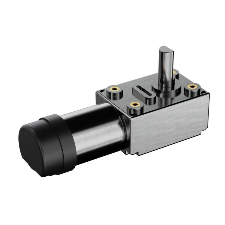 65% Efficiency Electric Dc Motor High Torque 24V Worm Gear Motor with Reduction Gear Brake