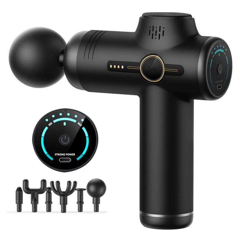 Mini Fascia Muscle Massage Gun with 5 Speed Levels Pocket-Sized 2-3 Hours Charging Time