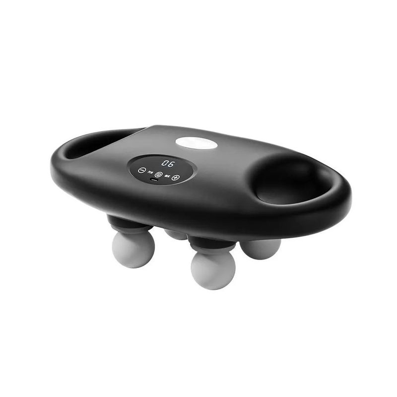 Four-Head Electric Fascia Gun Massager with Vibration Feature 22X20X10 cm 5 Speed Levels